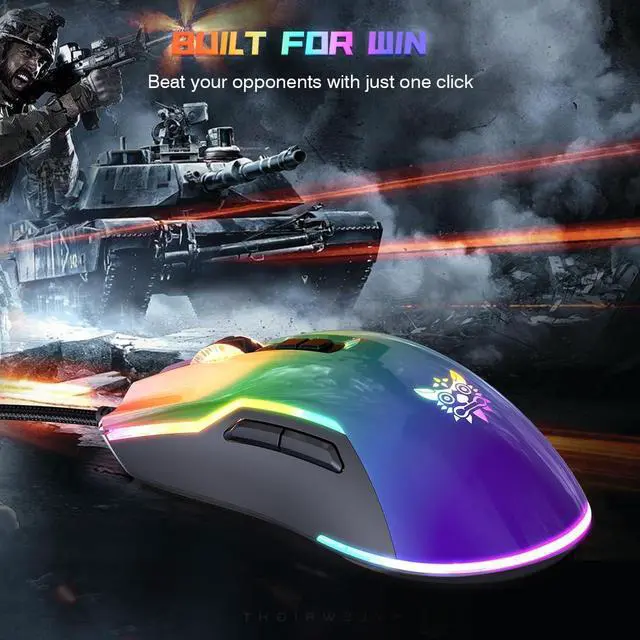 Alt view image 7 of 7 - AUTYUE USB Wired Gaming Mouse, RGB Backlit Gaming Mouse, 12800 DPI Programmable Ergonomic PC Gaming Mice with Cool Lighting Effect 7 Buttons Gaming Mice for PC/Laptop/Windows/Mac