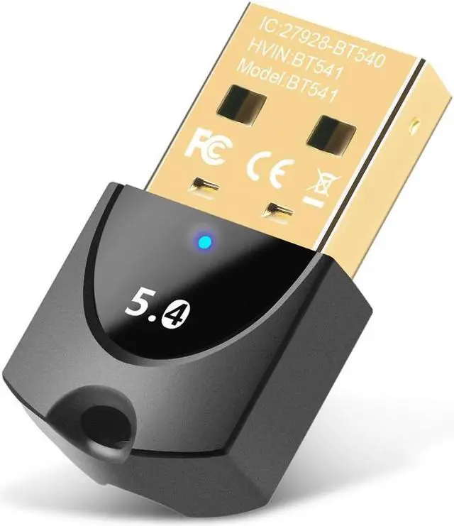 Main image of AUTYUE Upgraded Bluetooth 5.4 Adapter for PC Laptop, Wireless USB Bluetooth Dongle for Desktop Windows 11/10/8.1/7, Plug n Play for Bluetooth Headphones Headset Speaker Mouse Keyboard Game Controller