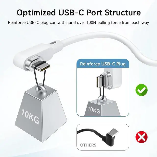 Alt view image 5 of 7 - AUTYUE 16FT (5M) VR Link Cable Compatible with Me-ta Quest 3/3s/2/Pro & Pico 4 Series - Max to 5Gbps USB-C Data Line to USB 3.0, USB A to USB C Link Cable for PC Gaming & SteamVR Transmission