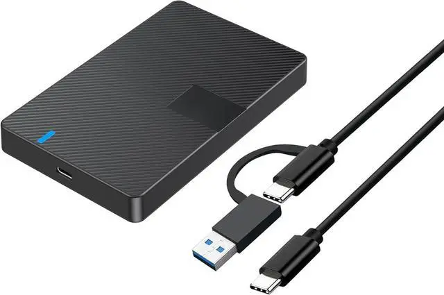 Main image of AUTYUE USB-C External Hard Drive Enclosure 2.5'' HDD SSD for sata - 6Gbps Tool-Free Case Compatible with UASP Drive - for 7mm 9.5mm Drive with Mac-Book WD S-ea-g-ate PlayStation