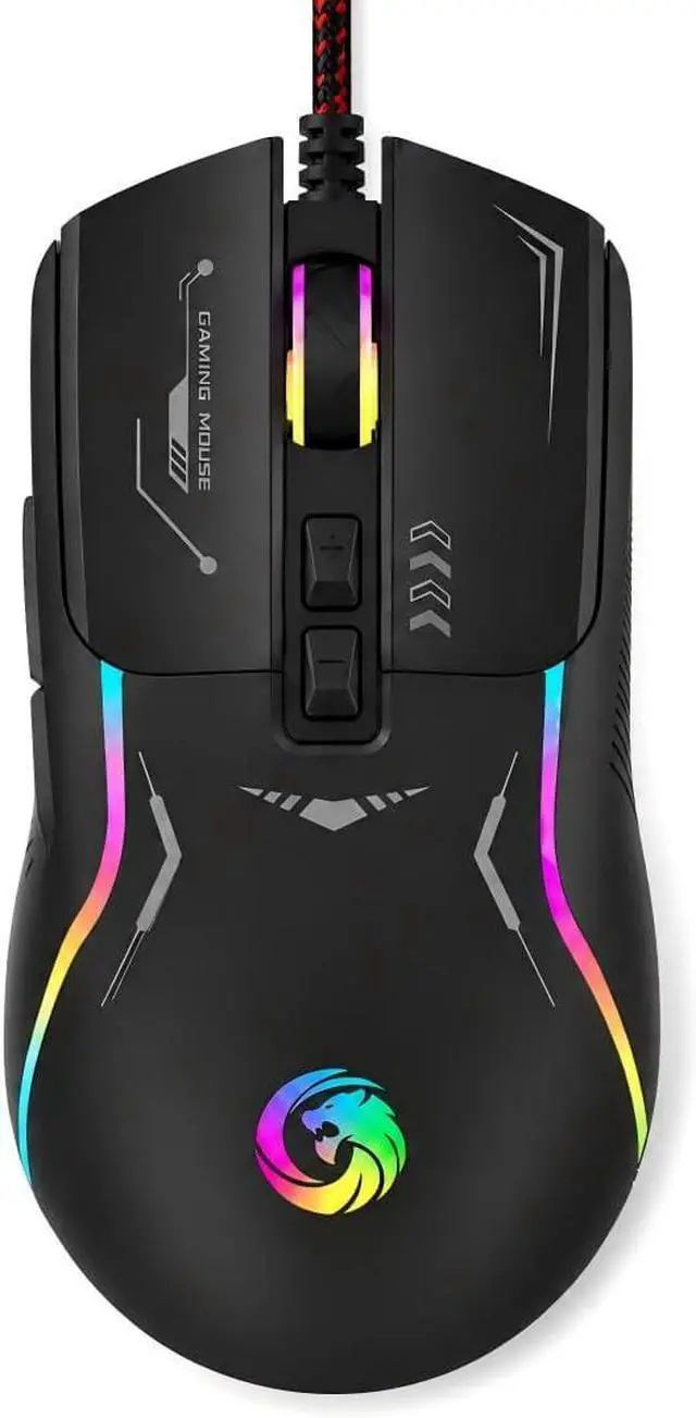 Main image of AUTYUE USB Wired Gaming Mouse for Desktop PC and Laptop Computer, USB Gaming Mouse with Side Buttons Optical Wired Gaming Mouse with 7200DPI, Three Levels DPI adjustment for Laptop, PC