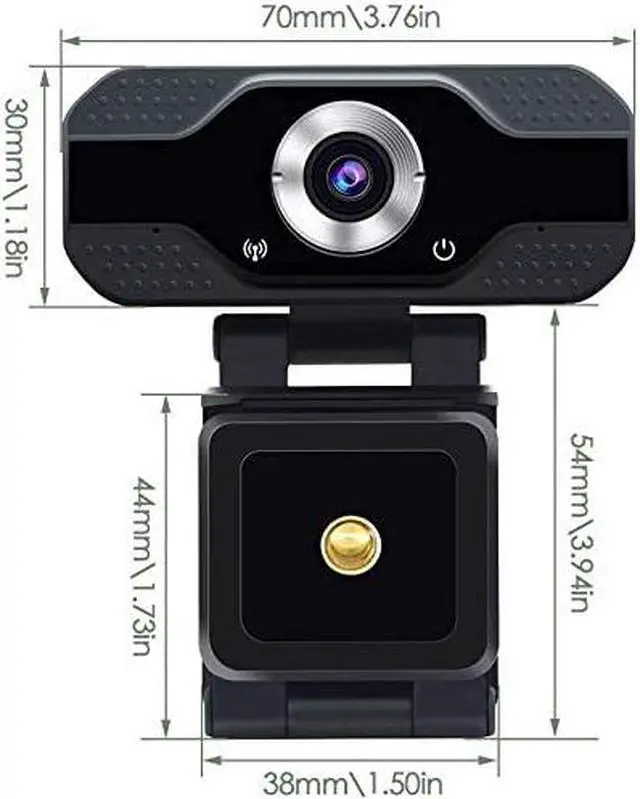 Alt view image 4 of 7 - 1080P Full HD Webcam, Streaming Web Camera with Microphones, Webcam for Gaming Conferencing & Working, Laptop or Desktop PC, USB Computer Camera for Mac Xbox YouTube Skype etc