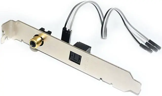 Alt view image 5 of 6 - 24Bit 192KHz Daughter Card SPDIF Optical Fiber Coaxial Digital Sound Card Baffle Black