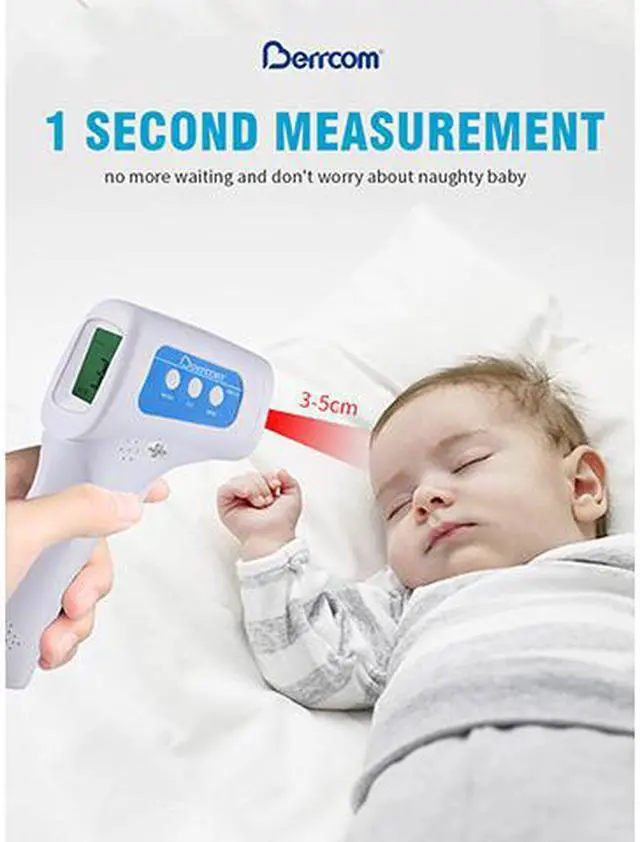 Alt view image 6 of 7 - [US Stock] Forehead Thermometer Digital Infrared Temporal Thermometer for Fever, Non-Contact Termometro, Instant Accurate Reading for Baby Kids and Adults - 2020 Software Verson