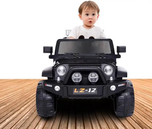 Alt view image 5 of 7 - 12V Kids Ride on Car Toys Battery Power w/Safe Parent Remote Control Black