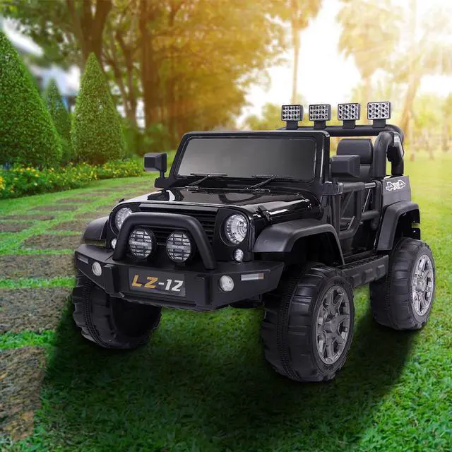 Alt view image 6 of 7 - 12V Kids Ride on Car Toys Battery Power w/Safe Parent Remote Control Black
