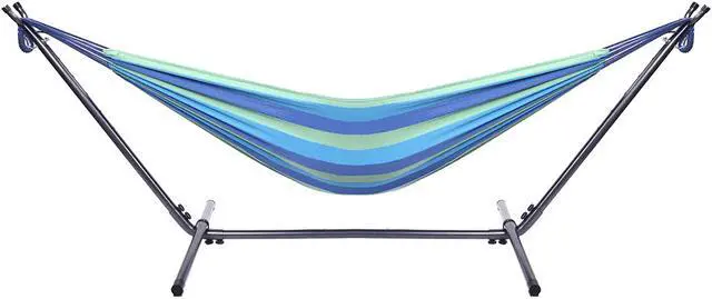 Main image of Portable Hammock Stand Outdoor Patio Camping Beach Double 2 Person+Carrying Bag