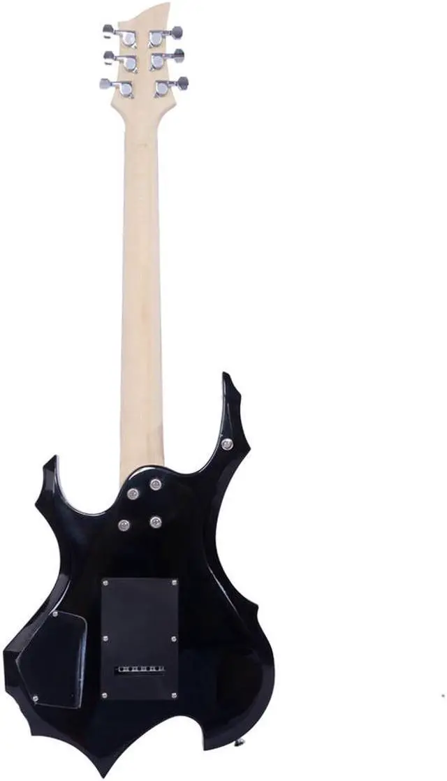 Alt view image 4 of 7 - New Sunset Flame Type Beginner Practice Right-Handed Electric Guitar Set