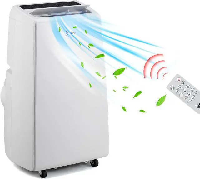 Alt view image 2 of 7 - Portable Air Conditioner Dehumidifier Function With Remote Control , 13000BTU