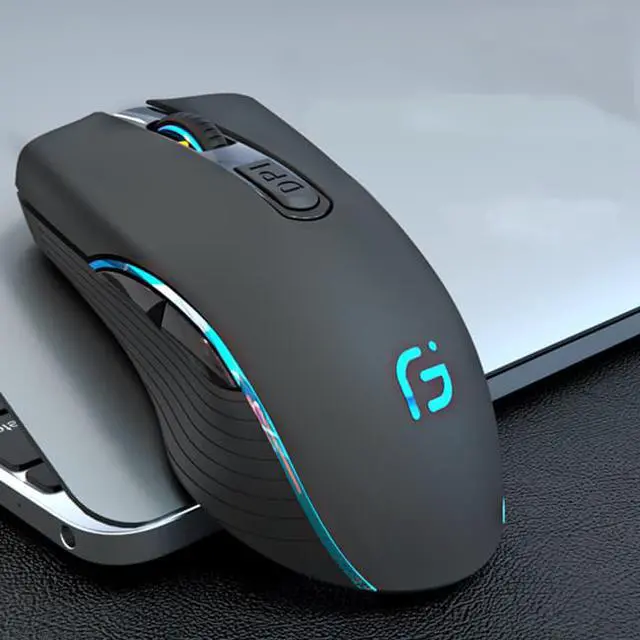 Alt view image 2 of 4 - 2.4G/Bluetooth Wireless Mouse Silent Dual-mode 2400dpi Mice Game Office