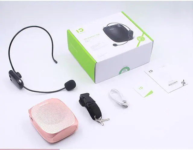 Alt view image 4 of 4 - Little bee UHF Wireless Voice Amplifier Shidu Portable Loudspeaker Microphone