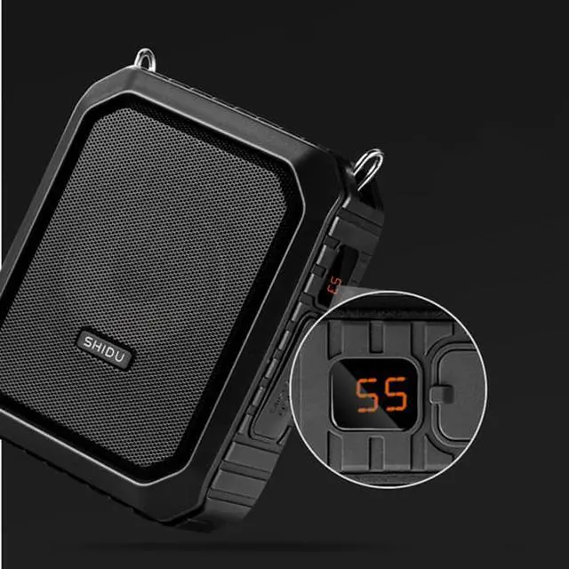 Alt view image 2 of 5 - Little bee UHF Wireless Voice Amplifier Portable Microphone 18W IPX5 Waterproof Loudspeaker Teachers Outdoor Activities Meeting Yoga