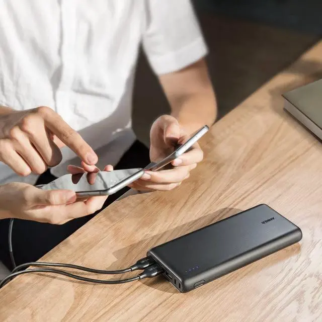 Alt view image 6 of 6 - Power Bank 26 800 mAh External Battery with Dual Input Port and Double-Speed Recharging 3 USB Ports Without A-C Cable for iPhone Series iPad  Android and Other Devices