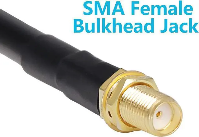 Alt view image 3 of 7 - GEMEK 10ft SMA Male to SMA Female Pure Copper Cable, Low Loss Extension Coaxial - Antenna Lead Extender for 3G/4G/5G/6G/LTE/ADS-B/Ham/GPS/WiFi/RF Radio Use (50 Ohm Not for TV), Welcome to consult