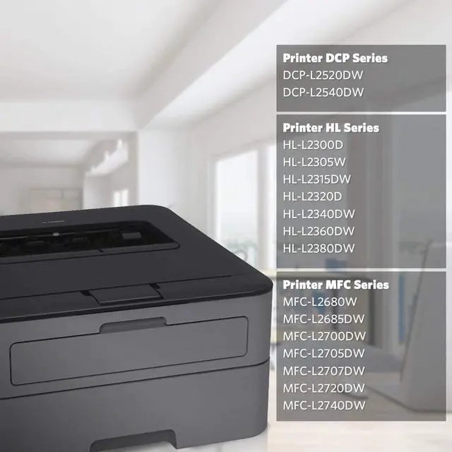 Alt view image 3 of 6 - V4INK 3-Pack Replacement for Brother TN630 TN660 Toner Cartridge Black for Brother HL-L2340DW HL-L2300D HL-L2380DW MFC-L2700DW L2740DW DCP-L2540DW L2520DW HL-L2320D MFC-L2720DW L2740DW