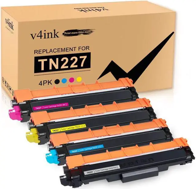Main image of V4INK Compatible Toner Cartridge Replacement for Brother TN227 TN223 4-Pack KCMY with 2020 Newest Version Chips,for use in Brother Color Laserjet HL-L3230CDW HL-L3290CDW MFC-L3750CDW MFC-L3770CDW