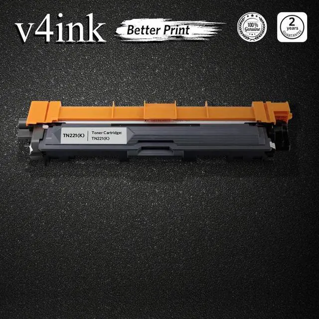 Alt view image 7 of 7 - V4INK 4 Pack New Replacement for Brother TN221 TN225 TN-221 TN-225 MFC-9130CW MFC 9130CW 9330CDW Toner Cartridge for HL-3170CDW HL 3170CDW 3140CW MFC-9330CDW MFC-9340CDW MFC 9340CDW HL-3140CW