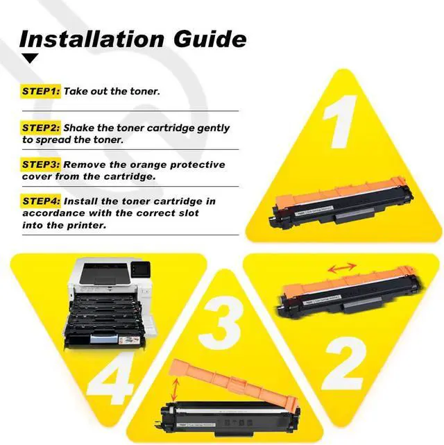 Alt view image 2 of 6 - V4INK Compatible Toner Cartridge Replacement for Brother TN227 TN227bk TN 227 TN223 use with HL-L3210CW HL-L3230CDW HL-L3270CDW HL-L3290CDW MFC-L3710CW MFC-L3750CDW 5 Pack with the Newest Version Chip