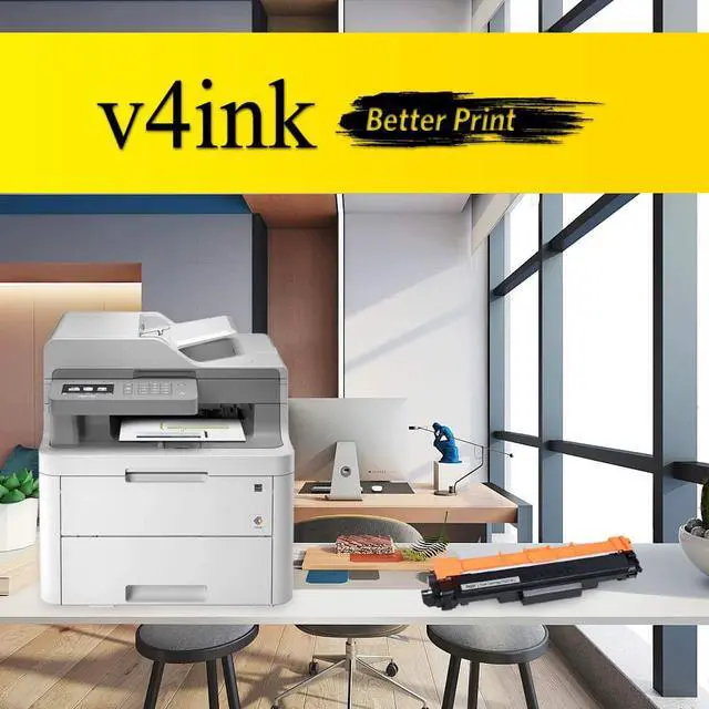 Alt view image 7 of 7 - V4INK Compatible Toner Cartridge Replacement for Brother TN227 TN223 4-Pack KCMY with 2020 Newest Version Chips,for use in Brother Color Laserjet HL-L3230CDW HL-L3290CDW MFC-L3750CDW MFC-L3770CDW