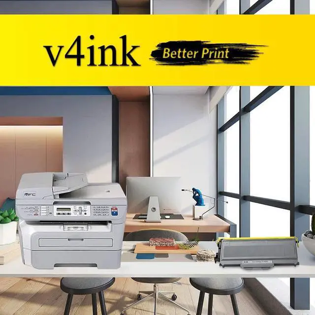 Alt view image 5 of 5 - V4INK 2PK Compatible Toner Cartridge Replacement for Brother TN360 TN330 Toner Ink High Yield Black for Brother HL-2140 HL-2170W DCP 7030 7040 Brother MFC-7340 MFC-7345N MFC-7440N MFC-7840W Printer