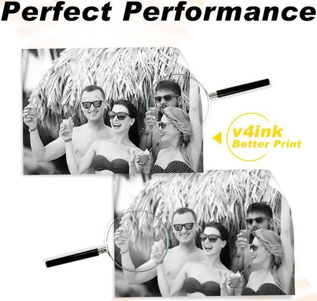 Alt view image 4 of 7 - v4ink TN760 TN-760 TN730 4-Packs High Yield Compatible Toner Cartridge for Brother HL-L2350DW HL-L2390DW HL-L2395DW HL-L2370DW DCP-L2550DW MFC L2710DW L2730DW MFC-L2750DW Printer