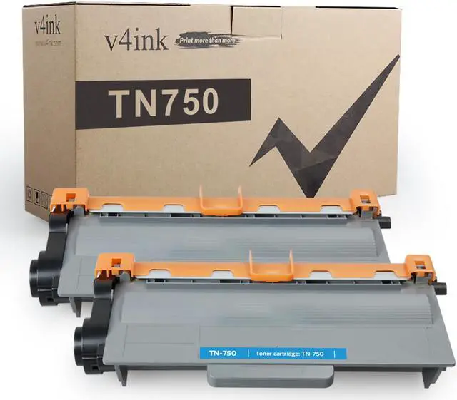 Main image of V4INK 2-Pack Compatible Toner Cartridge Replacement for Brother TN750 TN720 High Yield Toner Cartridge for Brother hl-5470dw hl-5470dwt mfc-8710dw mfc-8950dw mfc-8910dw dcp-8110dn dcp-8150dn Printer
