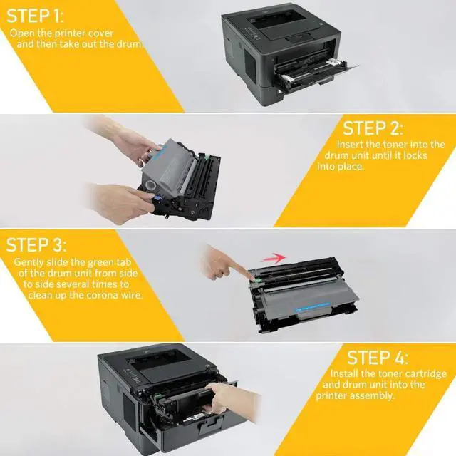 Alt view image 2 of 7 - V4INK 1PK DR720 Drum Compatible Drum Replacement for Brother hl-5470dw hl-5470dwt mfc-8710dw mfc-8950dw mfc-8910dw dcp-8110dn dcp-8150dn Printer