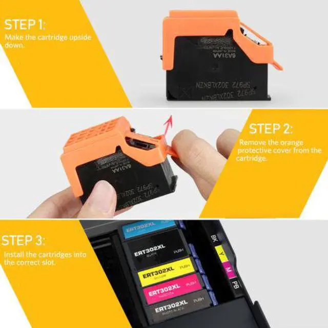 Alt view image 2 of 3 - 5PK 302XL T302XL Ink Cartridge for Eps Expression XP-6000 XP-6100 Inkjet Printer