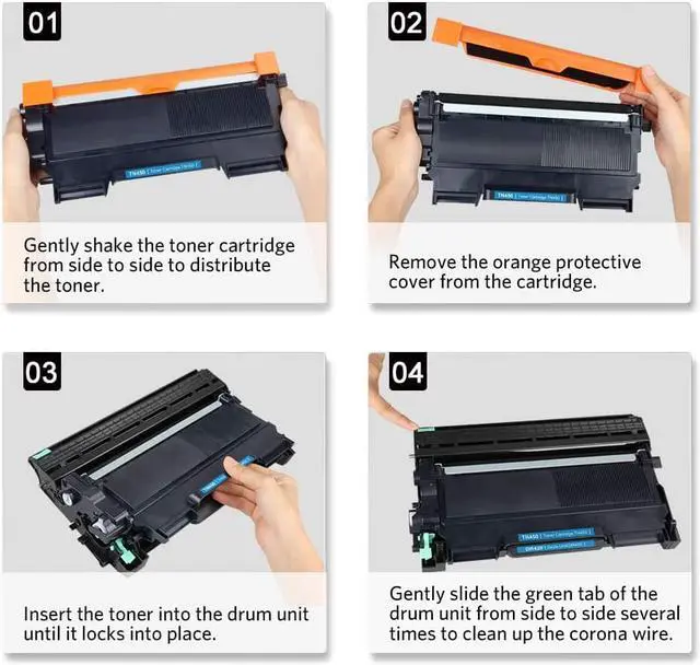 Alt view image 2 of 6 - v4ink 1PK DR420 Compatible Drum Unit Replacement for Brother HL-2240 HL-2240D HL-2270DW HL-2280DW MFC-7360N MFC-7460DN MFC-7860DW Brother IntelliFax-2840 2940 DCP-7060D DCP-7065DN Printer