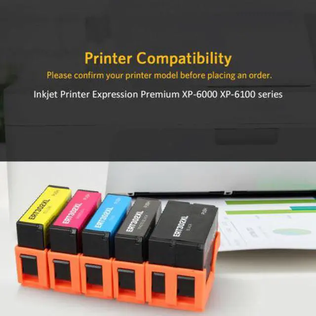 Alt view image 3 of 5 - 10PK 302XL T302XL Ink Cartridge for Epso n Expression Premium XP-6000 XP-6100 (2K/2PBK/2C/2M/2Y)