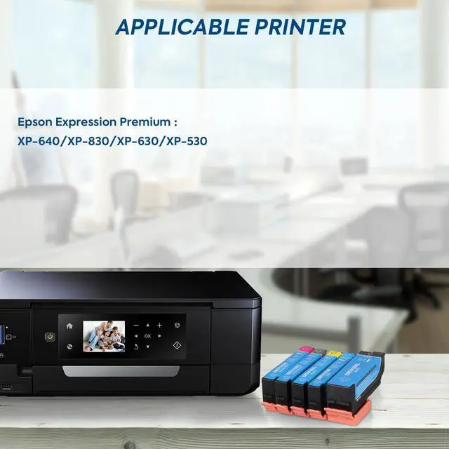 Alt view image 5 of 6 - V4ink 410XL Ink Cartridge Replacement for Epson 410XL 410 XL T410XL Ink Cartridge for Epson Expression XP-7100 XP-830 XP-640 XP-530 XP-630 XP-635 Printer 5 Pack