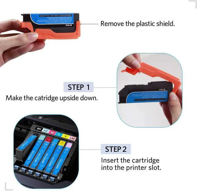 Alt view image 2 of 5 - 7PK 277 277XL T277XL Ink For Epson Expression home XP-850 XP-860 XP-950 XP-960