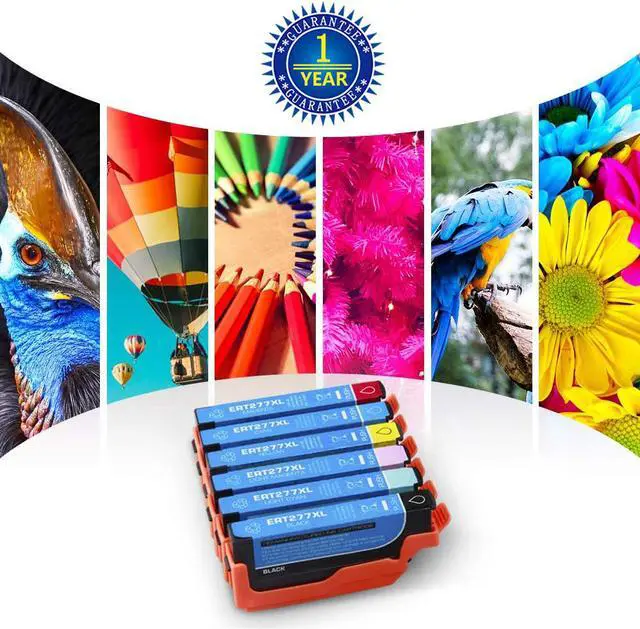 Alt view image 5 of 5 - 7PK 277 277XL T277XL Ink For Epson Expression home XP-850 XP-860 XP-950 XP-960