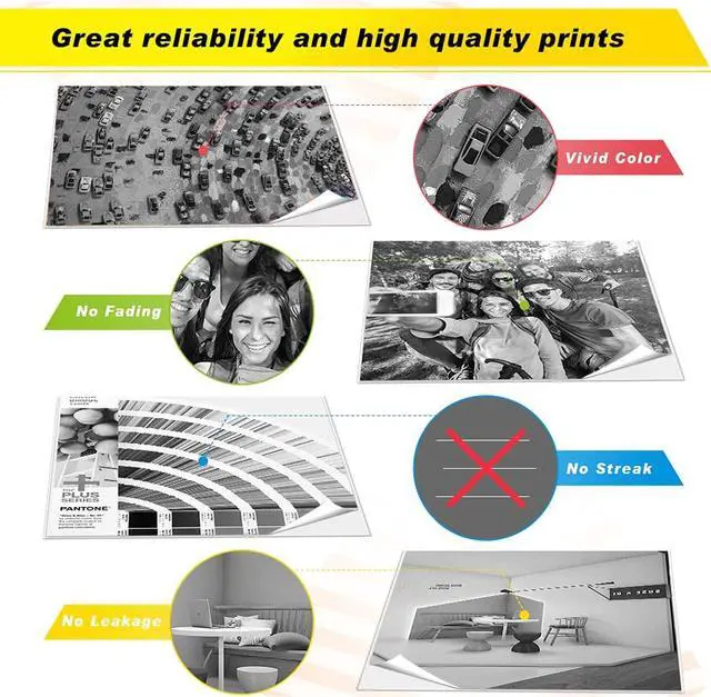 Alt view image 2 of 7 - V4INK 3-Pack Compatible Toner Cartridge Replacement for Brother TN750 TN-750 TN720 TN-720 High Yield Toner Cartridge for Brother hl-5470dw hl-6180dw mfc-8710dw dcp-8110dn mfc-8950dw mfc-8910dw Printer
