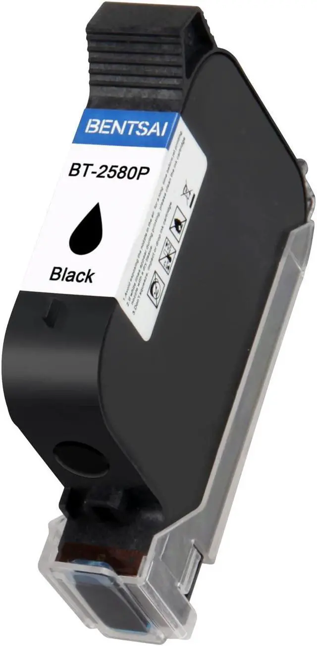 Main image of BENTSAI BT-2580P Original Solvent Quick Dry Ink Cartridge Handheld Inkjet Printer BT-HH6105B2/BT-HH6105B3/B10 (Black)