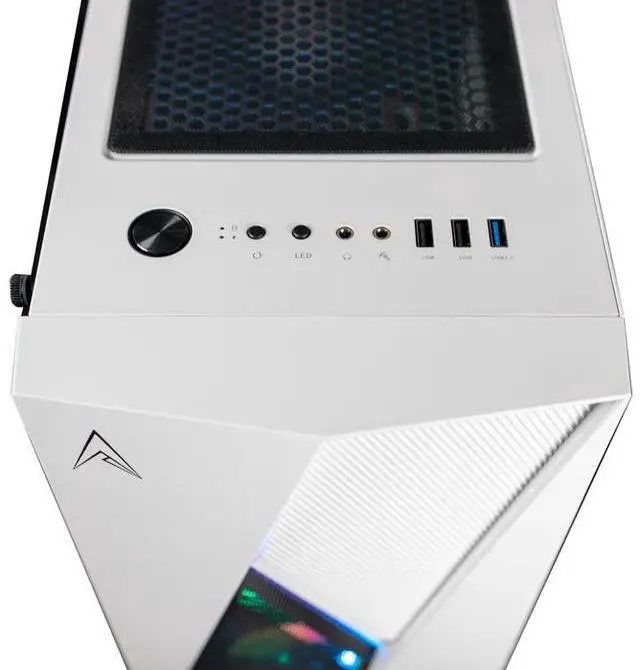 Alt view image 4 of 7 - Allied Gaming Stinger Desktop PC: AMD Ryzen 5 2600, Nvidia GeForce GTX 1660 Super, 16GB DDR4 3200MHz, 500GB PCIe NVMe SSD, B450M Motherboard, 750 Watt Power Supply, ARGB Fans, WiFi Ready