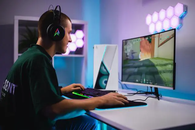 Alt view image 7 of 7 - Allied Gaming Stinger Desktop PC: AMD Ryzen 5 5600G, AMD Radeon RX Vega 7 Graphics, 16GB DDR4 3200MHz, 500GB PCIe NVMe SSD, A520M Motherboard, 750 Watt Power Supply, ARGB Fans, WiFi Ready