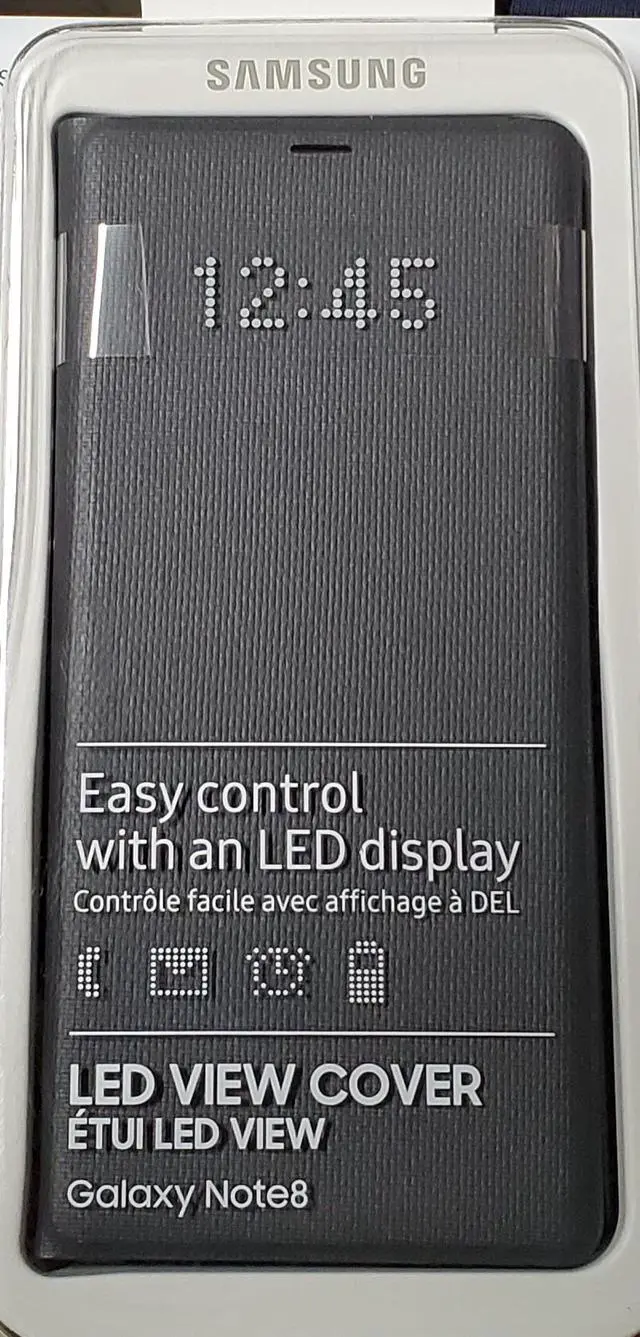 Main image of Samsung Galaxy Note8 LED View Cover (Black)