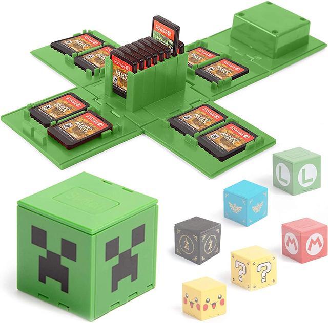 Étui de rangement de jeux pour Nintendo Switch - Switch Game Card Holder  Game Storage Cube Game Card Organizer pour Nintendo Switch avec 16 machines  à sous pour cartes de jeu