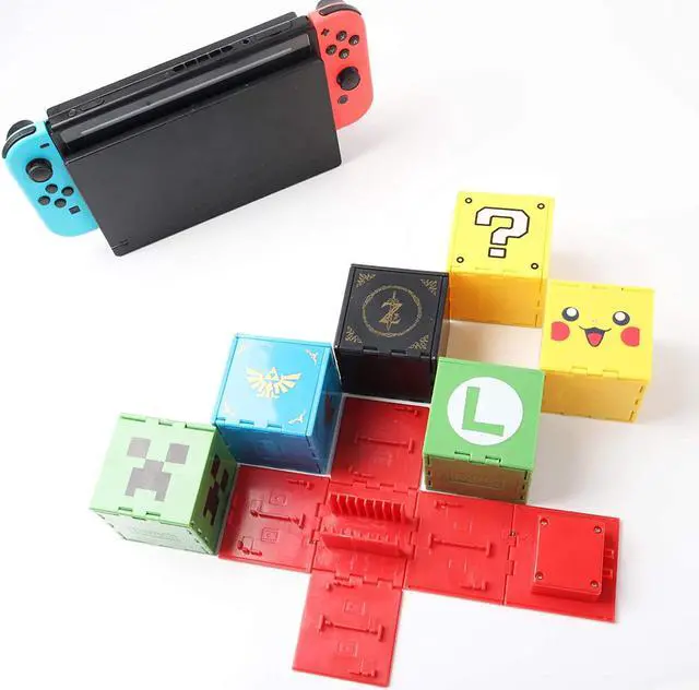 Alt view image 5 of 7 - Game Card Case for Nintendo Switch - Switch Game Card Holder Game Storage Cube Game Card Organizer for Nintendo Switch with 16 Game Card Slots