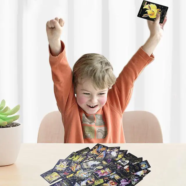 Alt view image 6 of 7 - 55PCS Assorted Cards Vmax DX GX Ultra Rare Cards Metal Gold Plated Card Gold Foil Card - The Best Gift for Collectors No Repeats