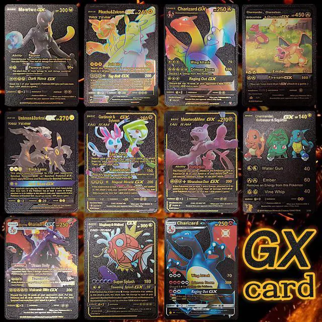 Alt view image 4 of 7 - 55PCS Assorted Cards Vmax DX GX Ultra Rare Cards Metal Gold Plated Card Gold Foil Card - The Best Gift for Collectors No Repeats