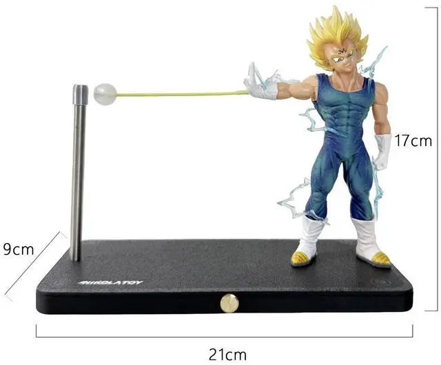 Alt view image 2 of 6 - Dragon Ball Vegeta Wave Magnetic Light Lamp Model Ornament Anime Peripheral Toys Gifts