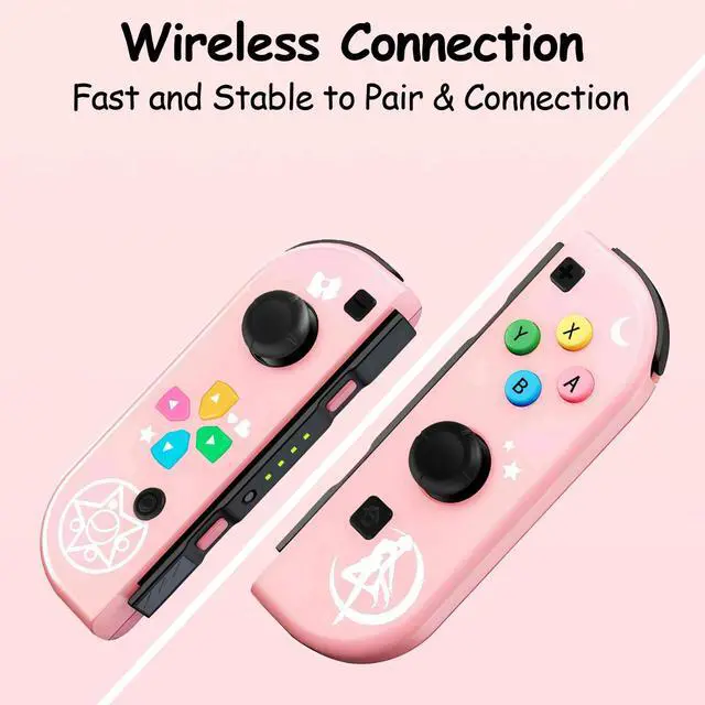 Alt view image 4 of 7 - Switch Controller for Nintendo Switch, Switch Remote Control Supports Dual Vibration/Motion Control/Screenshot/Wake-up