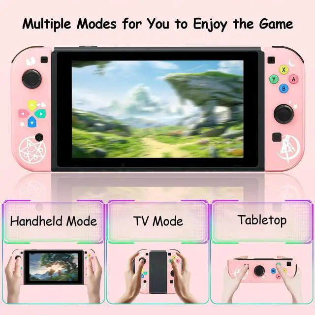 Alt view image 5 of 7 - Switch Controller for Nintendo Switch, Switch Remote Control Supports Dual Vibration/Motion Control/Screenshot/Wake-up