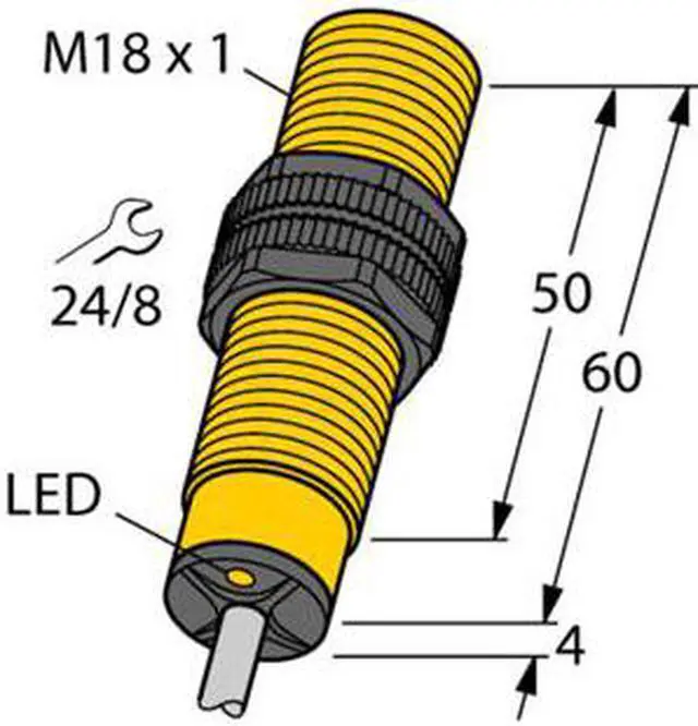 Main image of TURCK BI5-S18-AZ3X/S100 13734 Inductive sensor