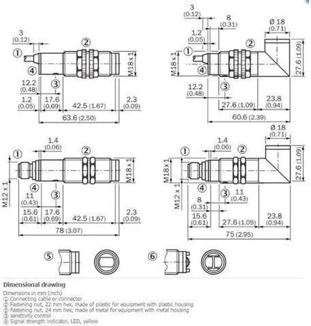 Alt view image 2 of 2 - SICK VTE18-3E8640 Photoelectric proximity sensor NPN ,New