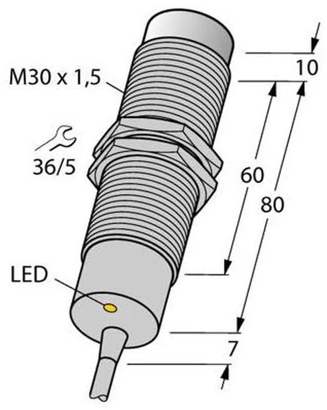 Alt view image 3 of 3 - NI15-M30-AP6X/S120 4617210 Inductive sensor PNP