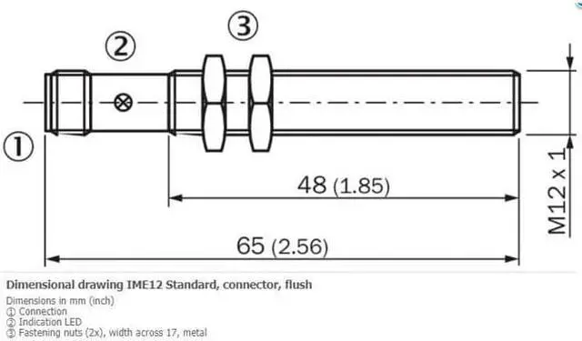 Alt view image 2 of 3 - SICK IME12-04BNSZC0S Inductive Proximity Sensors,NPN,New