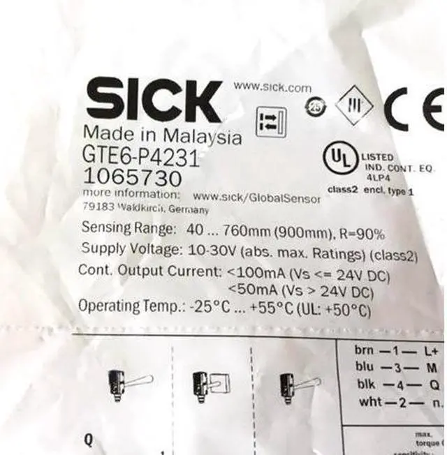 Main image of SICK GTE6-P4231 Miniature Photoelectric Sensors,PNP,New